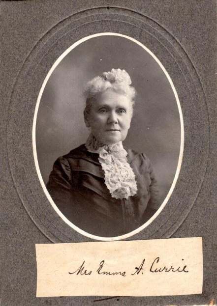 Emma Augusta Currie (nee Harvey, 1829-1913)