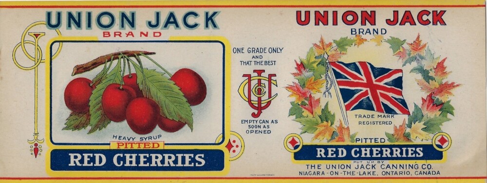 Union Jack Canning Label